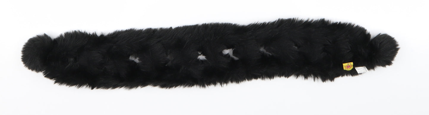 Preworn Womens Black Scarf