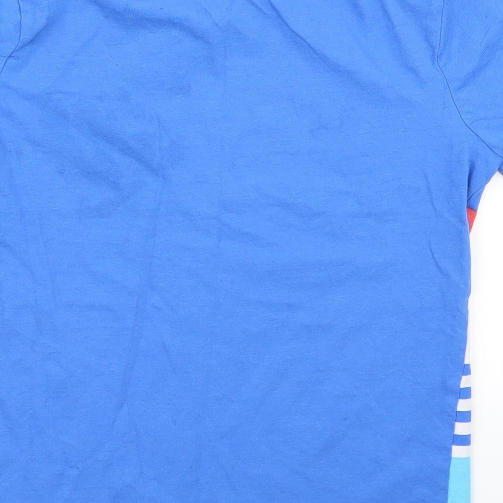 George Boys Multicoloured Striped Basic T-Shirt Size 10 Years