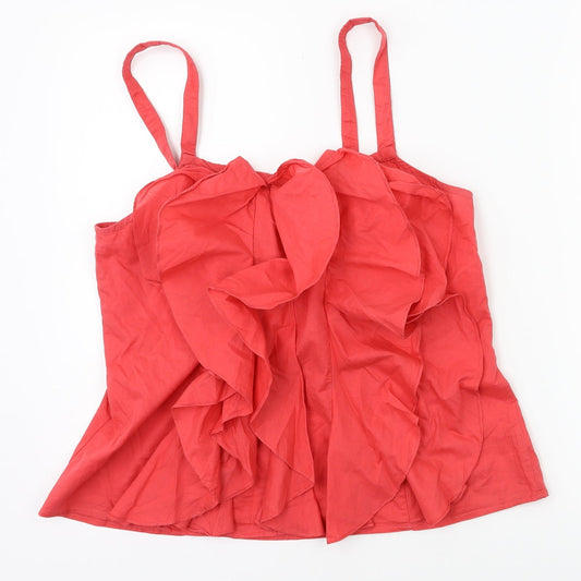 NEXT Womens Red Basic T-Shirt Size 12