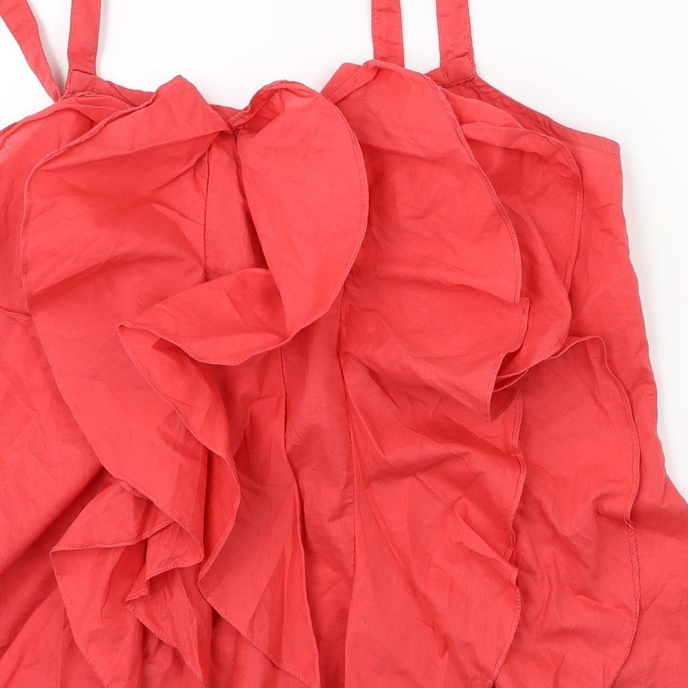 NEXT Womens Red Basic T-Shirt Size 12