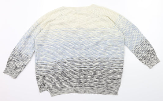 Warehouse Womens Blue Pullover Jumper Size 12
