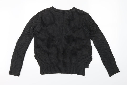 H&M Womens Black Pullover Jumper Size S