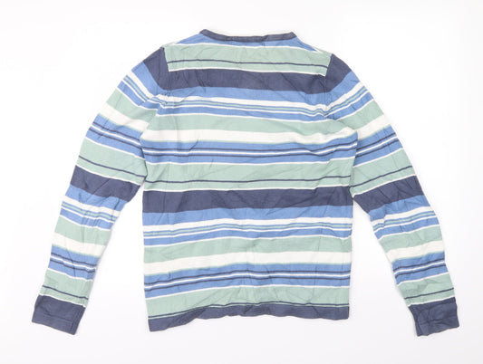 Isle Womens Multicoloured Striped Pullover Jumper Size 10
