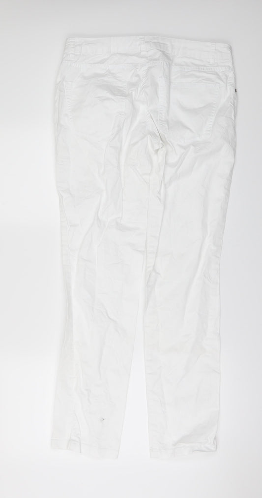 JOBSTYLE Womens White Denim Skinny Jeans Size M L31 in
