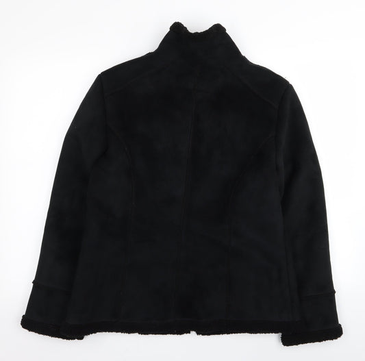 Per Una Womens Black Jacket Coat Size M