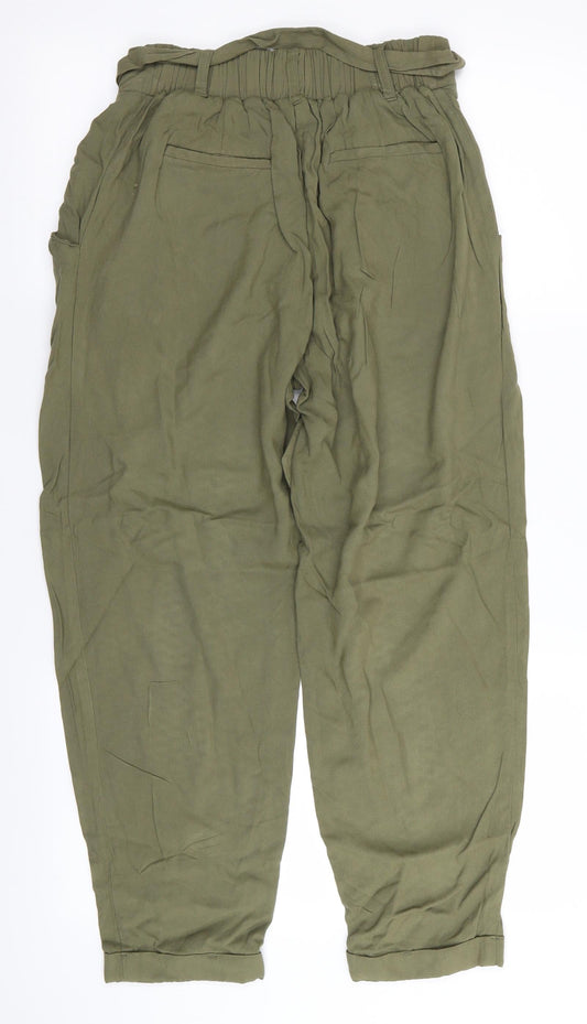 New Look Womens Green Trousers Size 10 L25 in