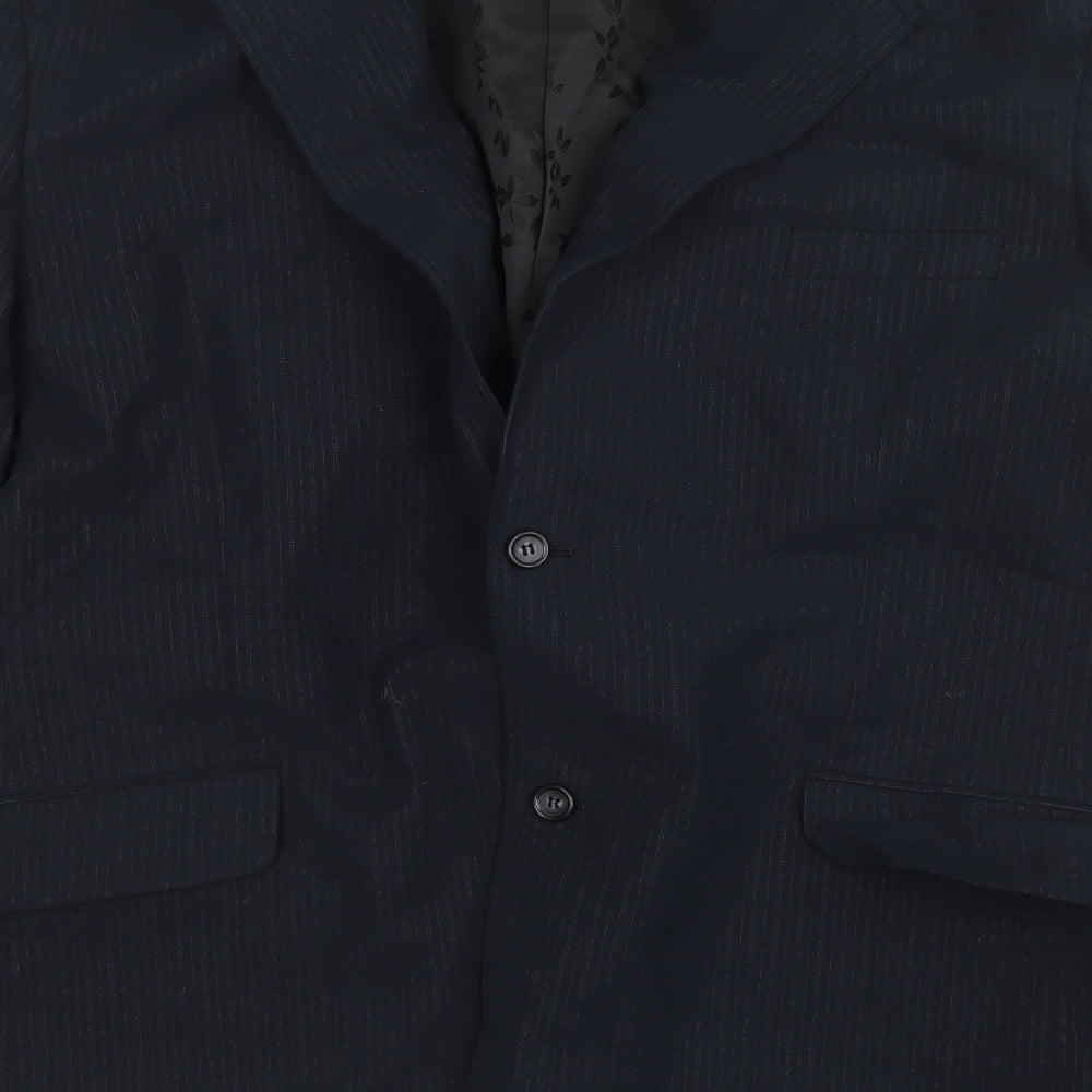 Lakeland Mens Blue Jacket Suit Jacket Size 44