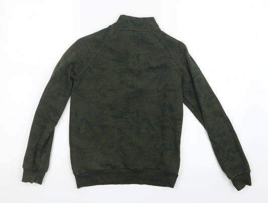 Nutmeg Boys Green Geometric Pullover Sweatshirt Size 8-9 Years