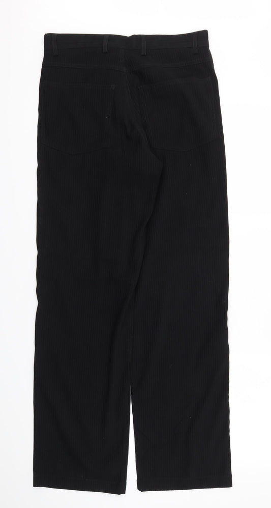 ID Womens Black Trousers Size 30 in L30 in