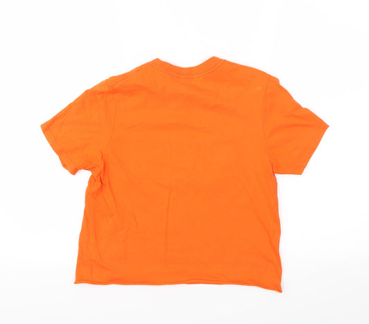 River Island Womens Orange Basic T-Shirt Size 8