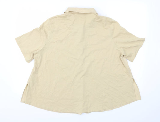 ASOS Womens Beige Basic T-Shirt Size M