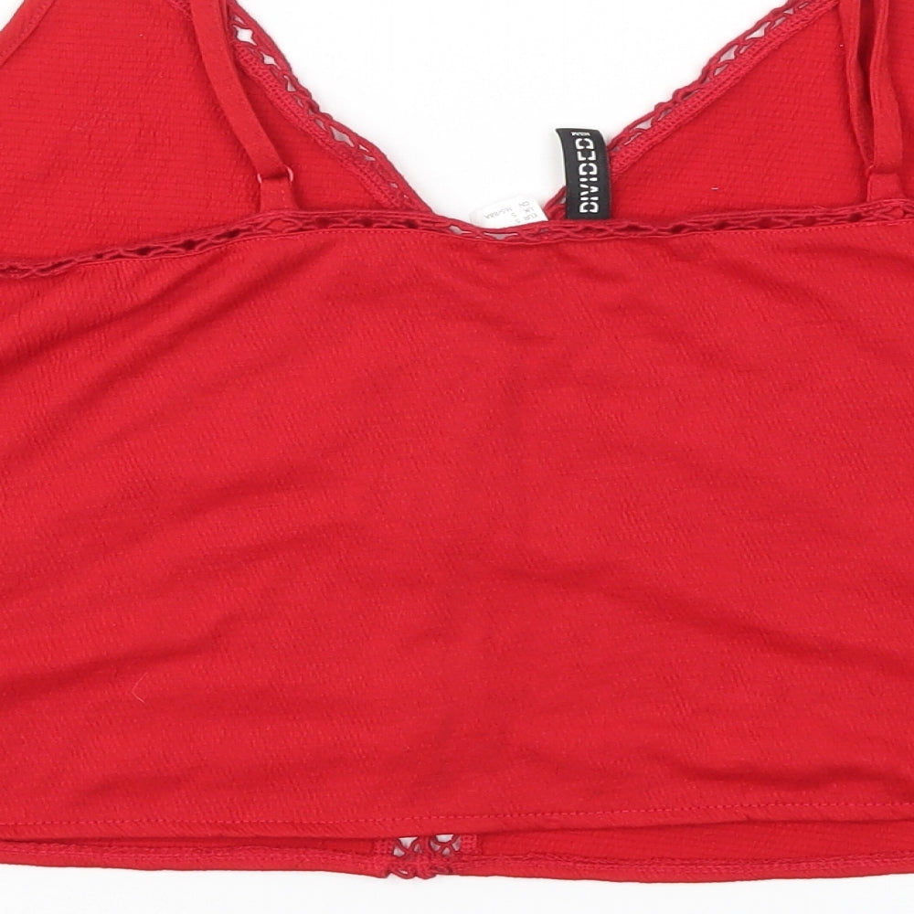 H&M Womens Purple Basic T-Shirt Size S