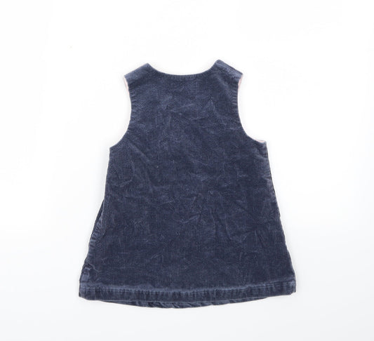 BEL BIMBO Girls Blue Animal Print A-Line Size 12-18 Months