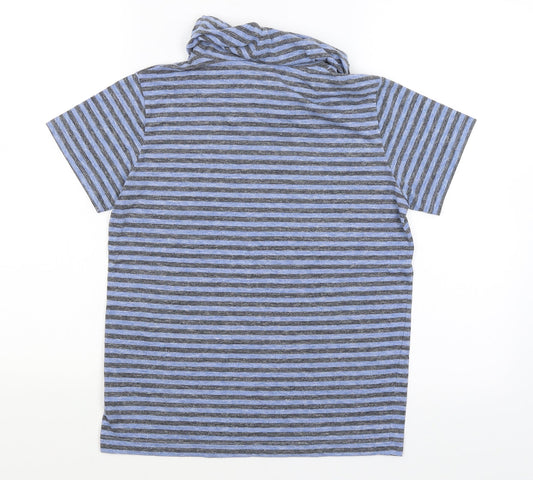 NEXT Boys Blue Striped Basic T-Shirt Size 10 Years