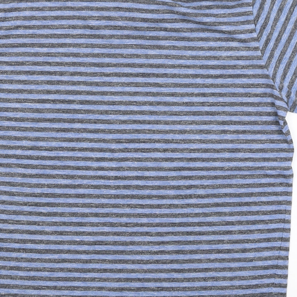 NEXT Boys Blue Striped Basic T-Shirt Size 10 Years