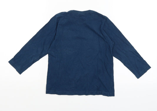 Zara Boys Boys Blue Basic T-Shirt Size 4 Years - NY