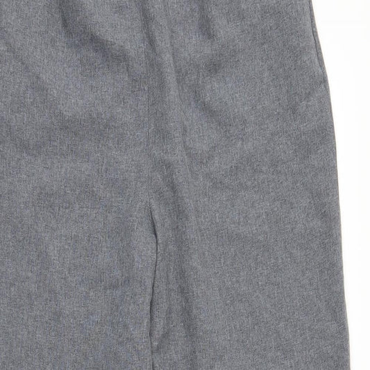 Bonmarché Womens Grey Capri Trousers Size 16 L24 in