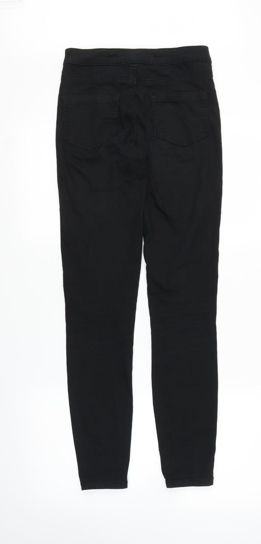 Preworn Womens Black Skinny Jeans Size S L29 in