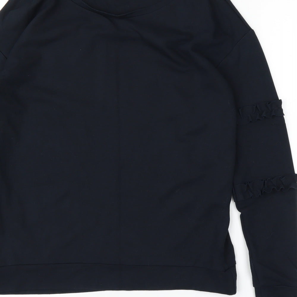 Vila Clothes Womens Blue Pullover Jumper Size XS