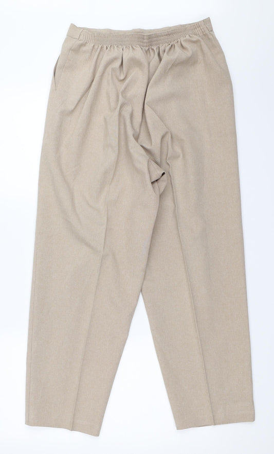 Bonmarché Womens Beige Trousers Size 16 L26 in