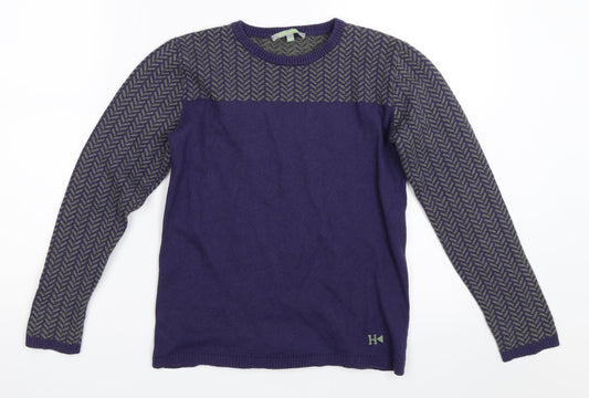 Heach Junior Boys Blue Pullover Jumper Size 12 Years