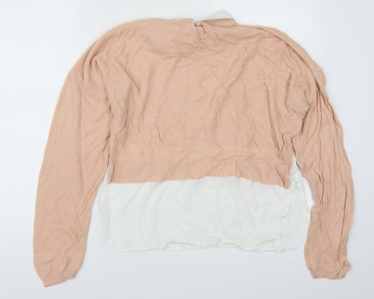 Slect Womens Pink Pullover Jumper Size 10
