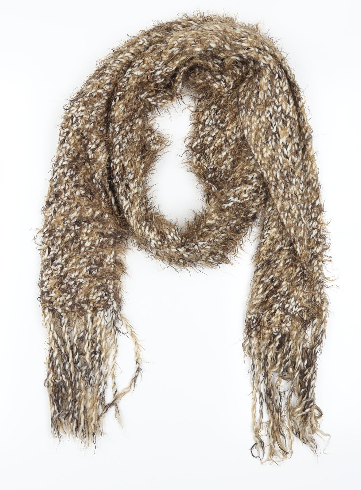 Preworn Womens Brown Scarf