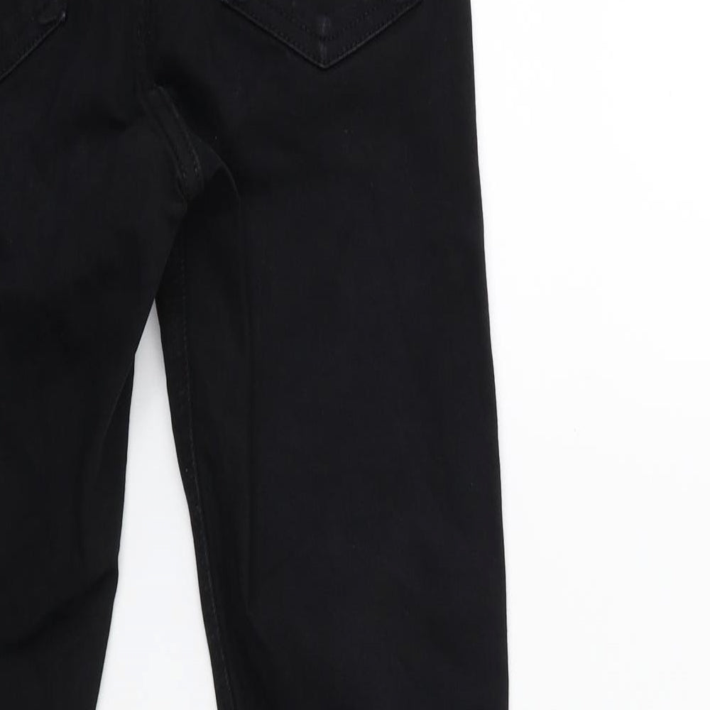 Topshop Womens Black Denim Skinny Jeans Size 26 in L30 in