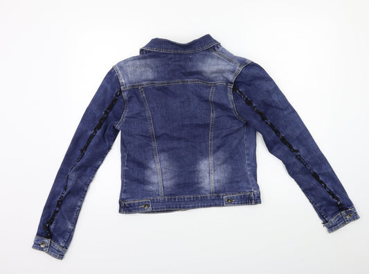 reality Womens Blue Denim Jacket Size S