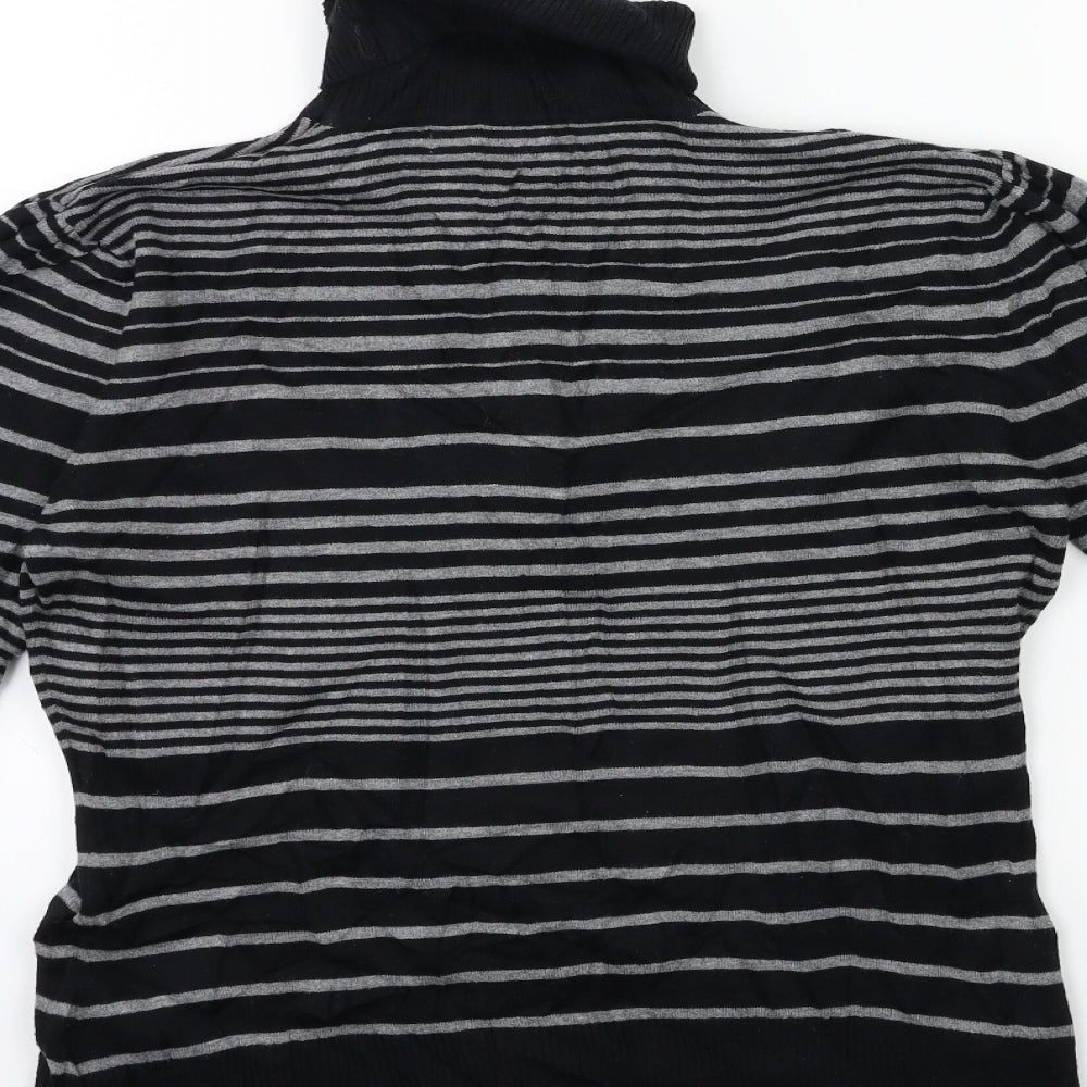 Autonomy Womens Green Striped Knit Pullover Jumper Size 12