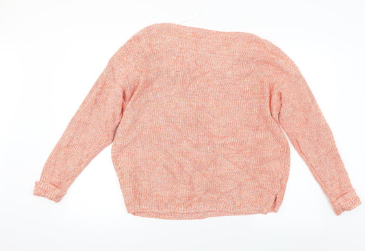 Marks and Spencer Womens Orange Pullover Jumper Size L