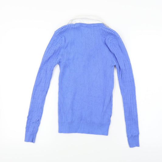 Papaya Womens Blue Pullover Jumper Size 10