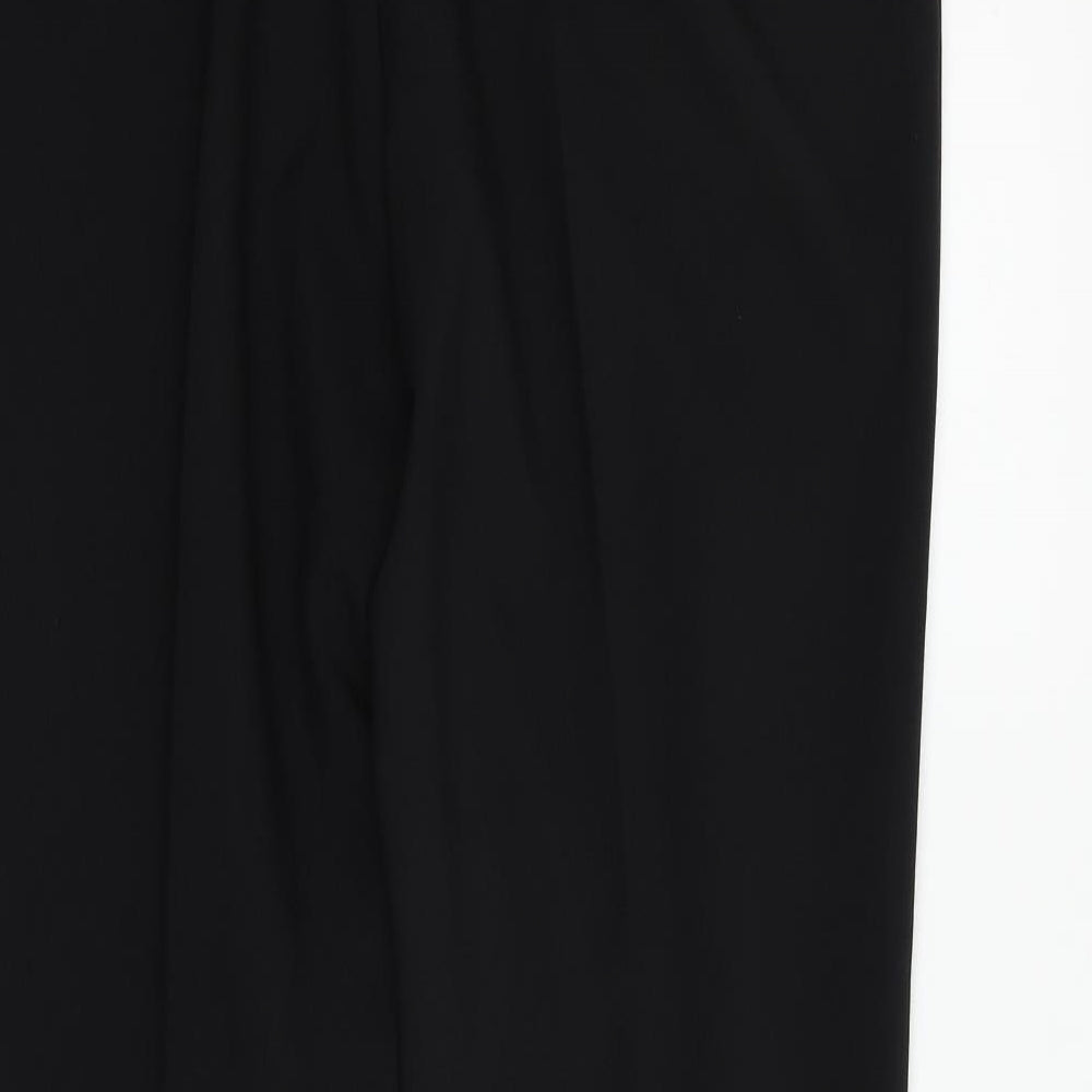 Marks and Spencer Womens Black Trousers Size 14 L25 in
