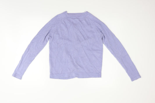 Orignals Womens Purple Cardigan Jumper Size 12