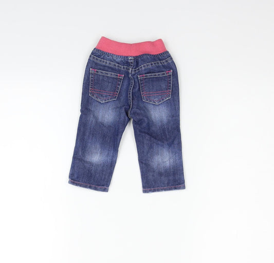 Mothercare Boys Blue Jogger Jeans Size 6-9 Months