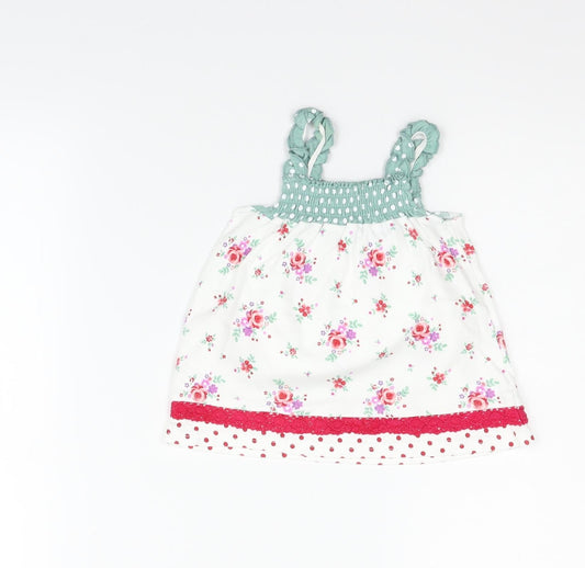 George Girls Silver Geometric A-Line Size 3-6 Months
