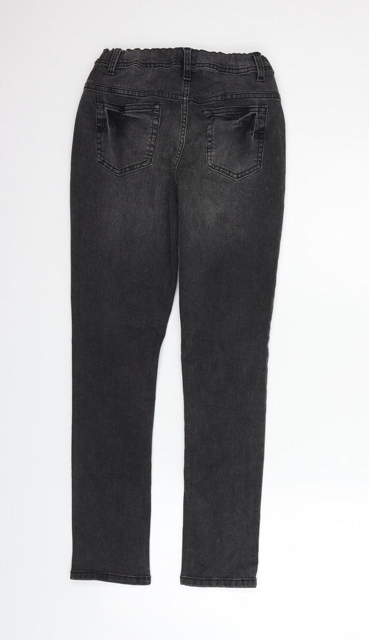 deniem & co Girls Black Straight Jeans Size 12-13 Years