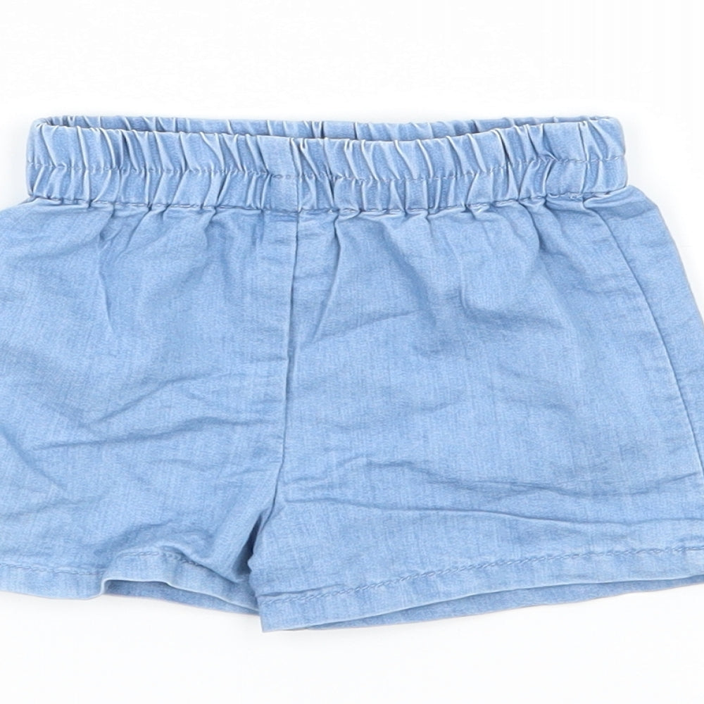 M&Co Baby Blue Cropped Trousers Size 3-6 Months