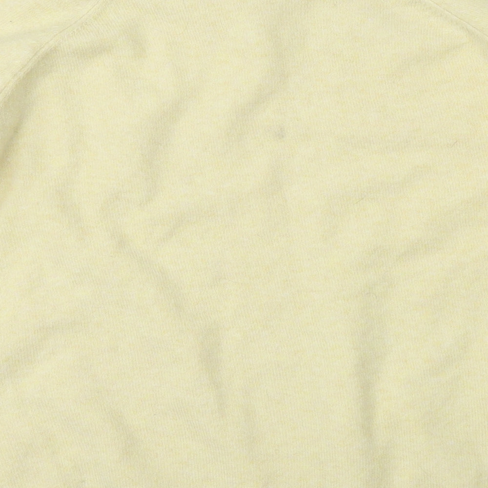 VERO MODA Womens Yellow Knit Pullover Jumper Size XL