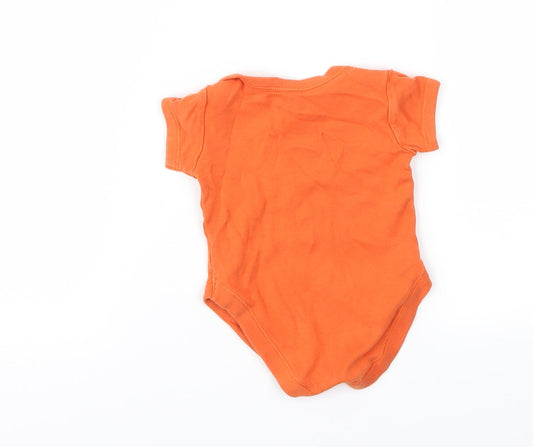 George Boys Orange Basic T-Shirt Size 0-3 Months