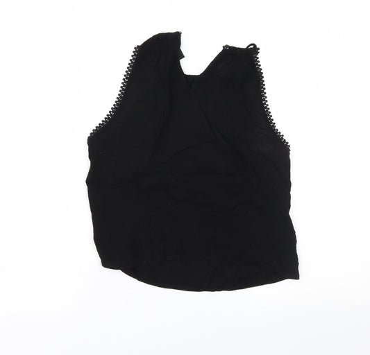 Divided Womens Black Basic Blouse Size 4