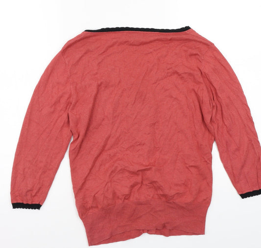 H&M Womens Pink Cardigan Jumper Size M