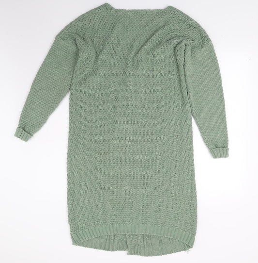 Preworn Womens Green Cardigan Jumper Size S