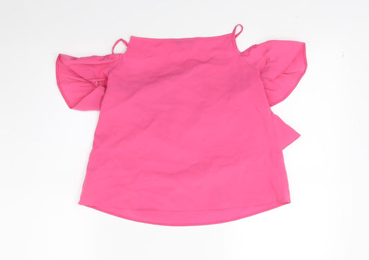 Primark Girls Pink Basic Blouse Size 12 Years