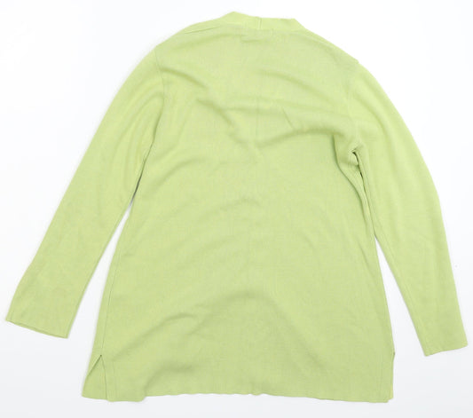 Marks and Spencer Womens Green Knit Cardigan Jumper Size 8