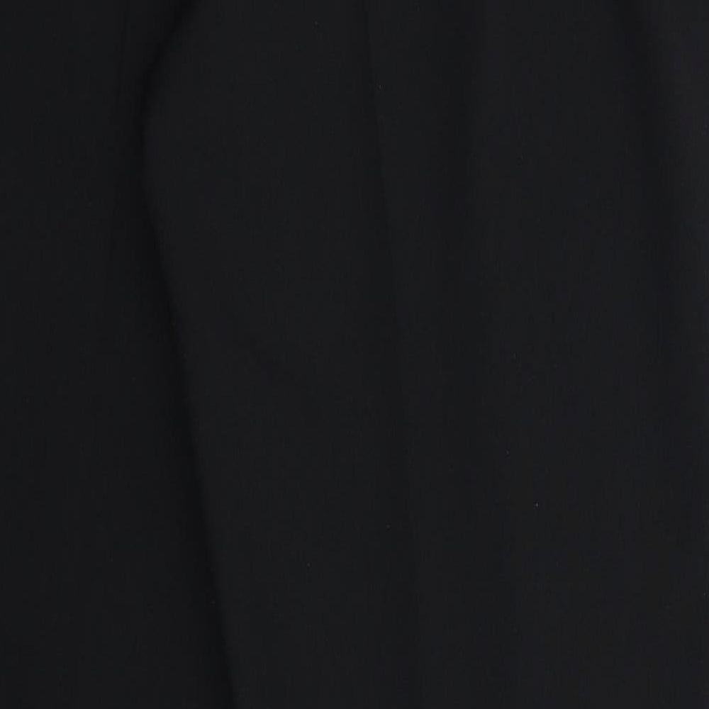 Marks and Spencer Womens Black Dress Pants Trousers Size 14 L30 in