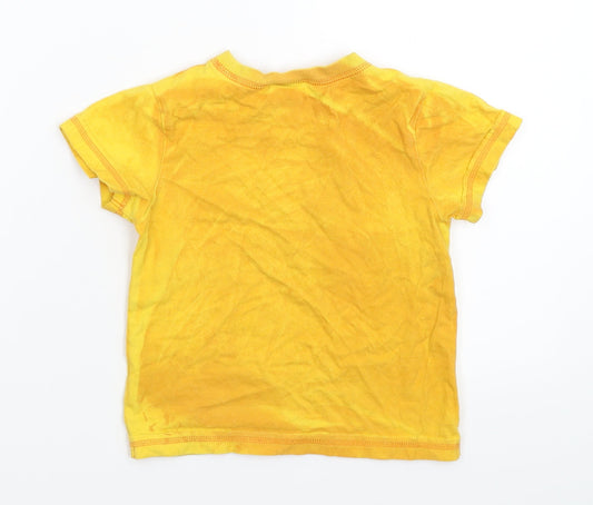 Adams Boys Yellow Basic T-Shirt Size 2 Years