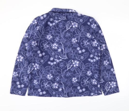 Preworn Womens Blue Full Zip Jumper Size M