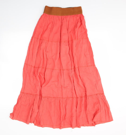 Preworn Womens Pink Swing Skirt Size 32 in
