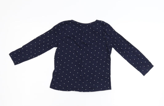 Primark Girls Blue Flannel Basic T-Shirt Size 3-4 Years - Daddy's Girl